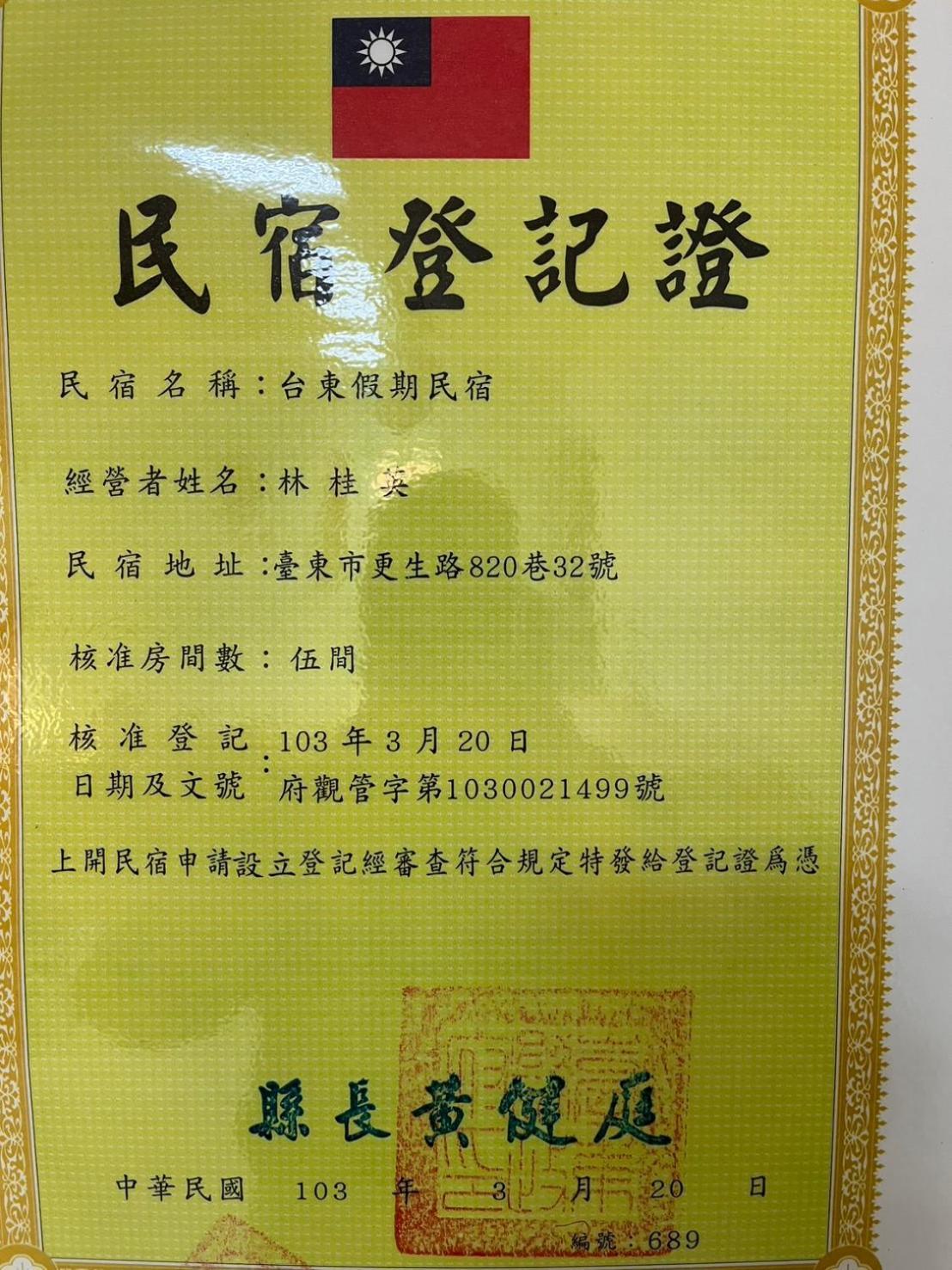 Taitung Holidays B&B Eksteriør billede